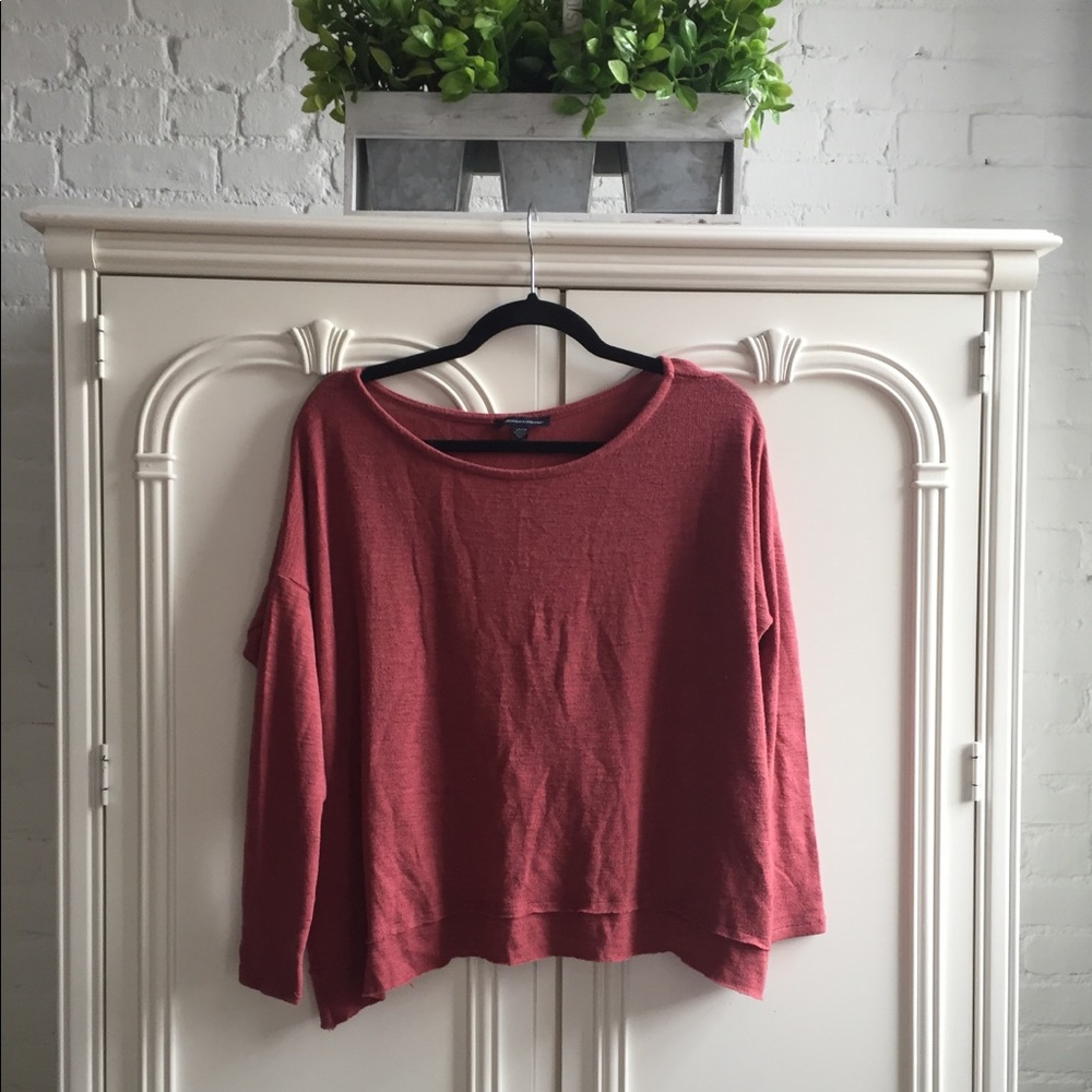 American Eagle Cut Back Sweater